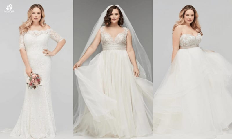 33 mẫu váy cưới cho cô dâu béo mập lùn, 17 mẫu áo cưới cho cô dâu mập lùn,  béo, tròn trịa